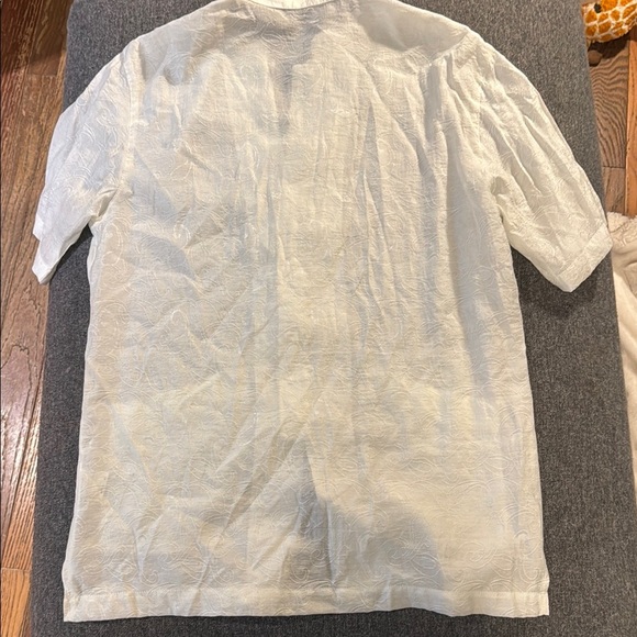 Taizi Chinese style men’s linen short sleeve shirt - Picture 7 of 7